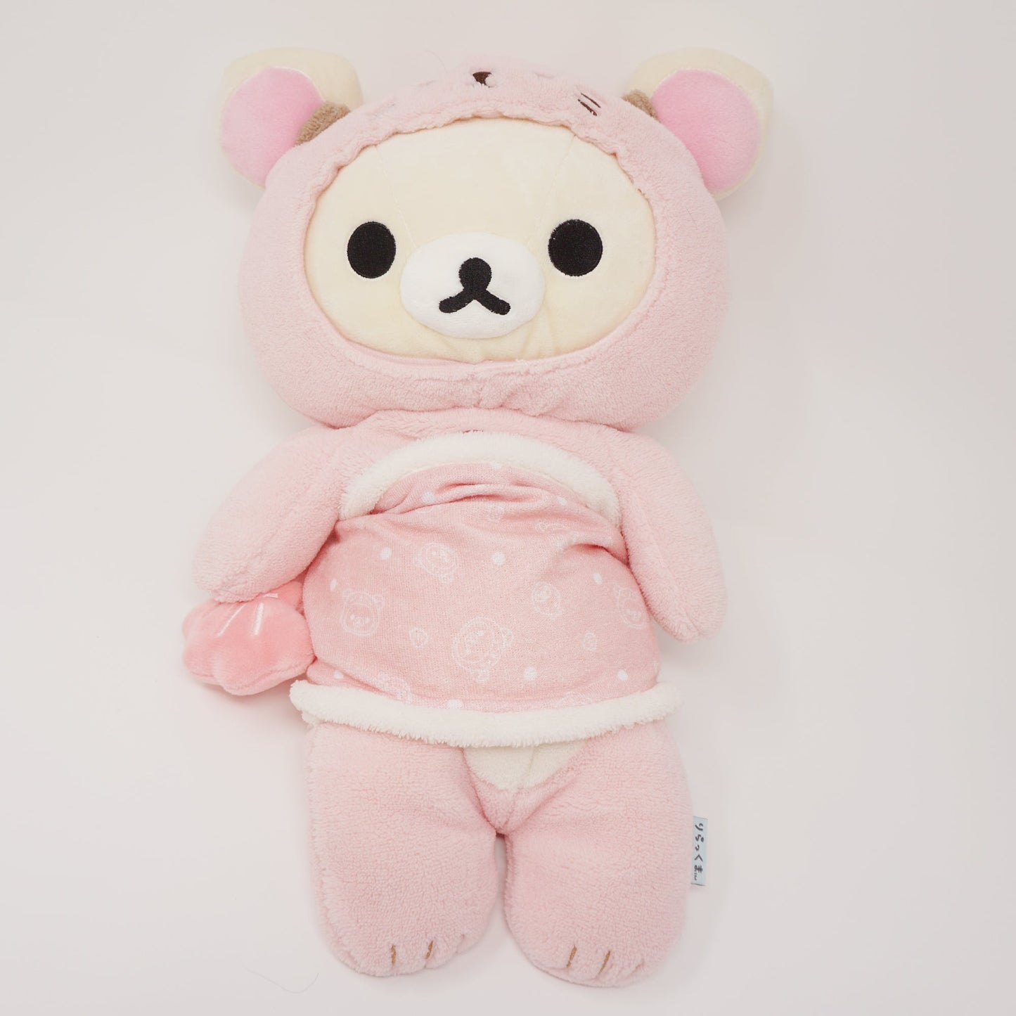 2016 Large Pink Korilakkuma Otter Plush Outfit in Blanke - Otter Theme Rilakkuma - San-X